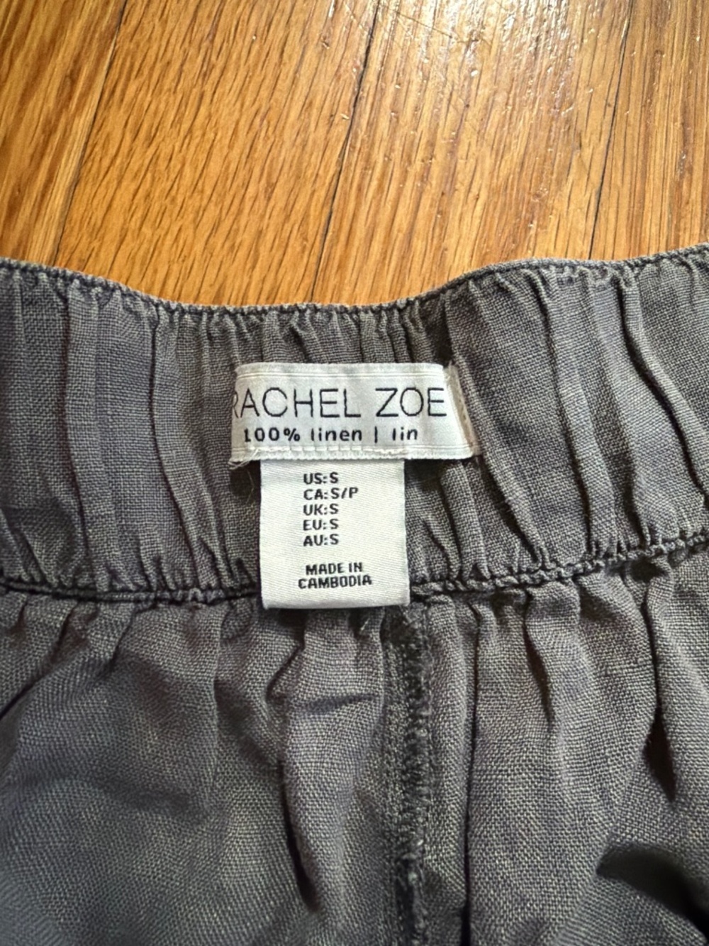 Rachel Zoe 100% linen pant